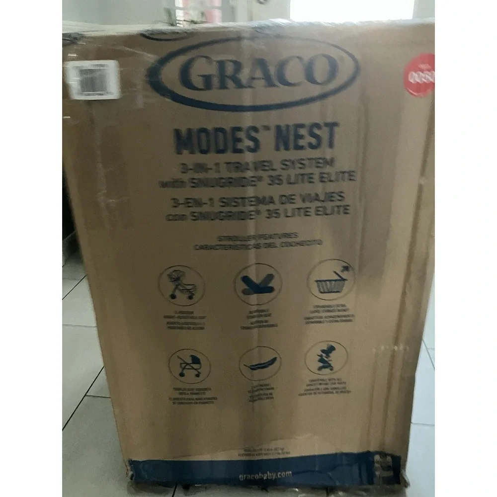 Graco Modes Nest 3-In-1 w/ Snugride 35 Lite Elite Slide New In Box Travel System